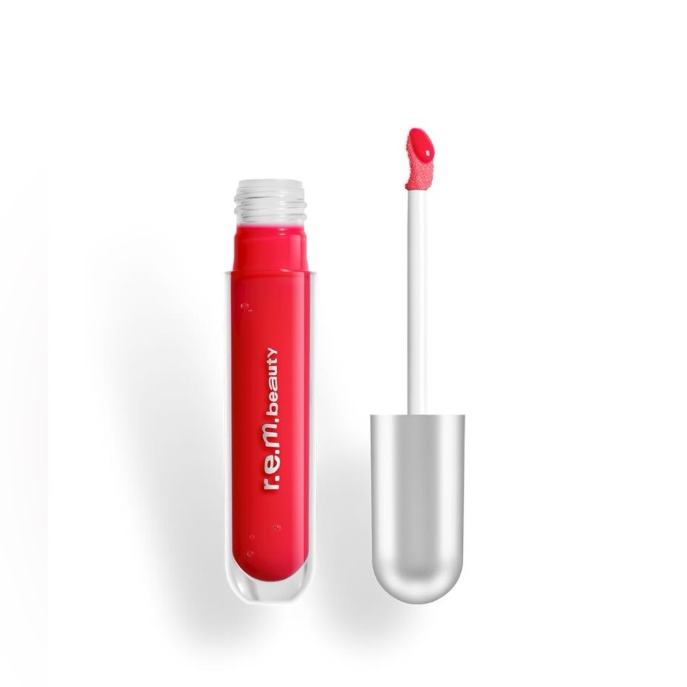 r.e.m. beauty Essential Drip Glossy Balm in Shirley